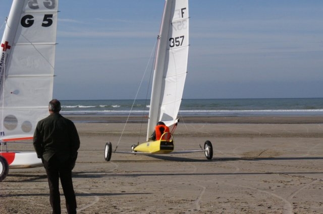Faire du char a voile Berck sur Mer